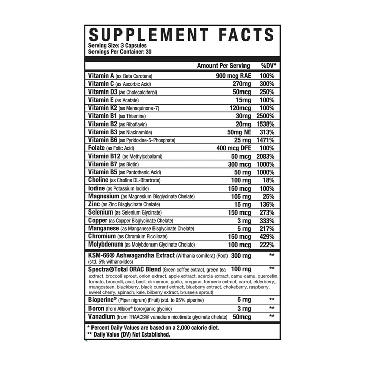 Axe & Sledge - MULTI+ - 90 Capsules