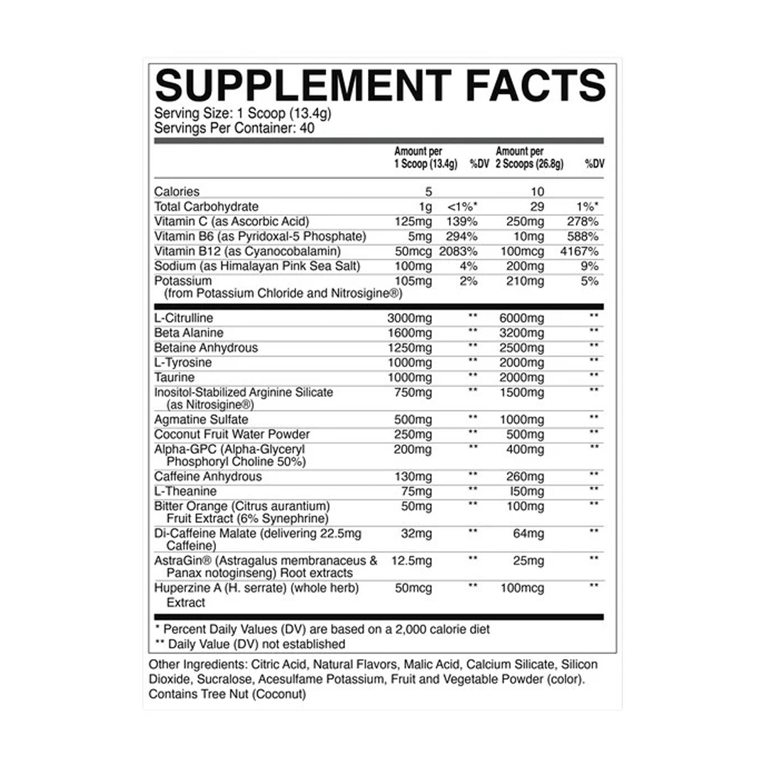 Raw Nutrition x CBUM - THAVAGE