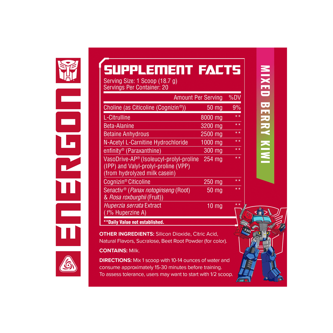 Core Nutritionals - Transformers Energon