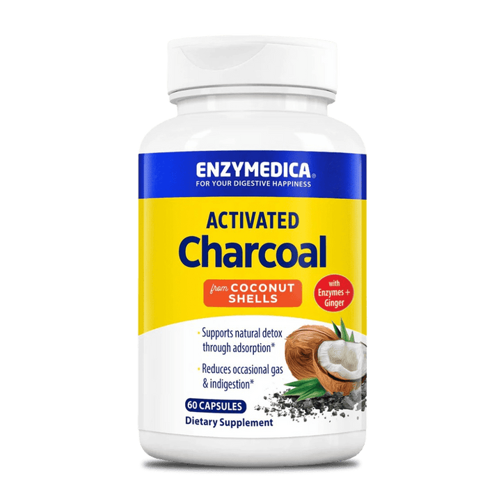 Enzymedica - Activated Charcoal - 60 Capsules