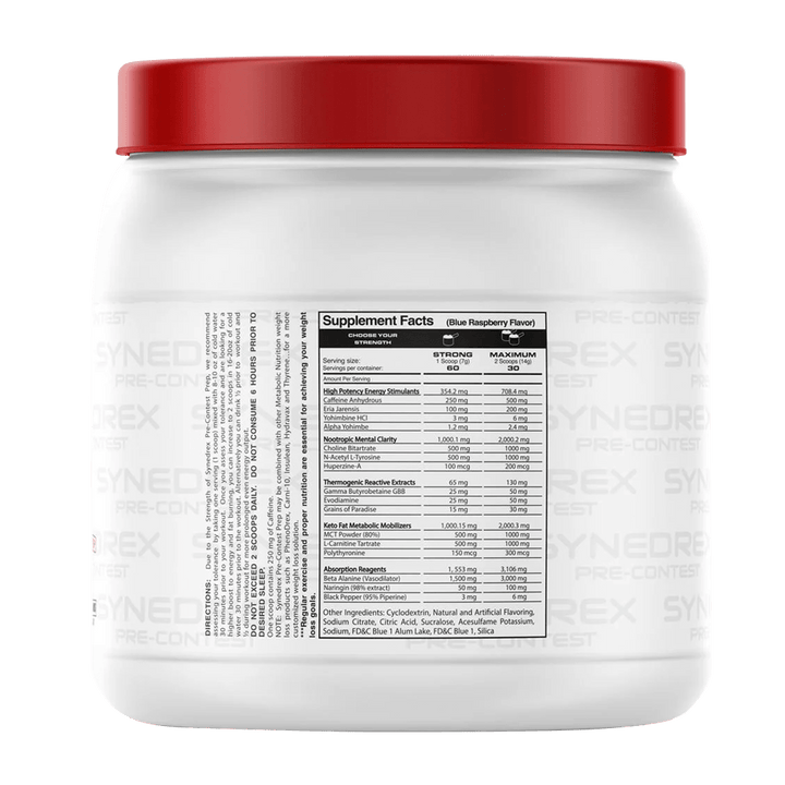 Metabolic Nutrition - Synedrex Pre-Contest Prep