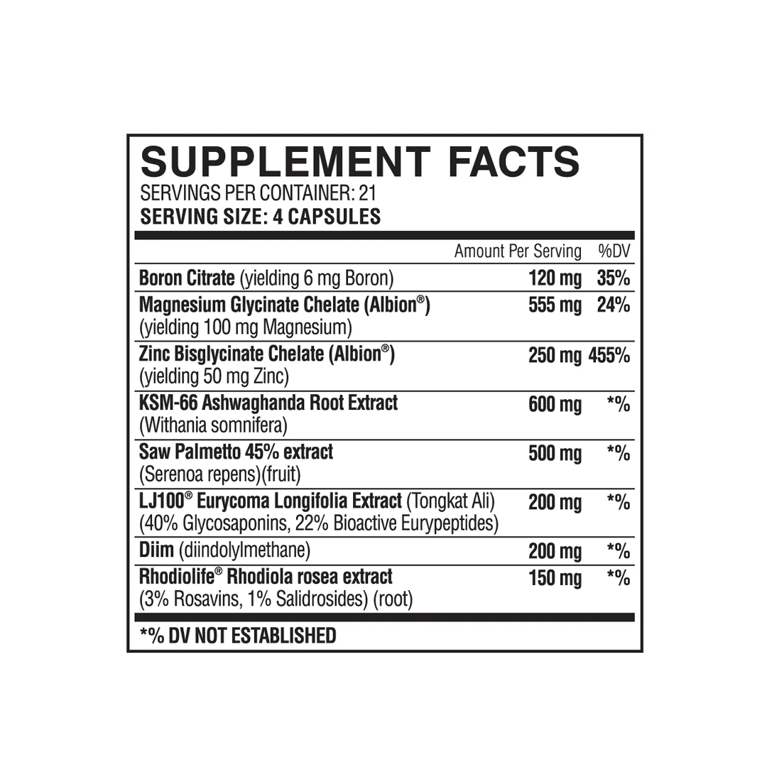 Myogenix - Hardcore Test - 84 Capsules