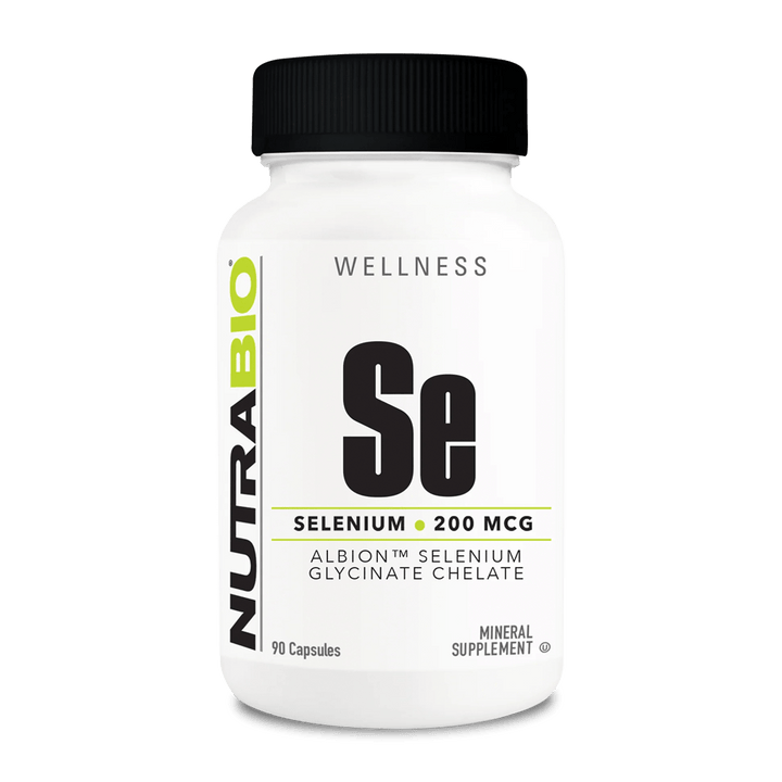 NutraBio - SELENIUM (200mcg) - 90 Capsules