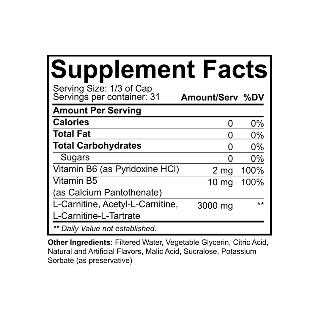 NutraKey - L-CARNITINE 3000