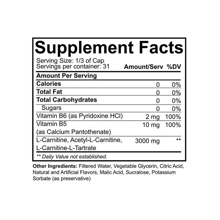 NutraKey - L-CARNITINE 3000