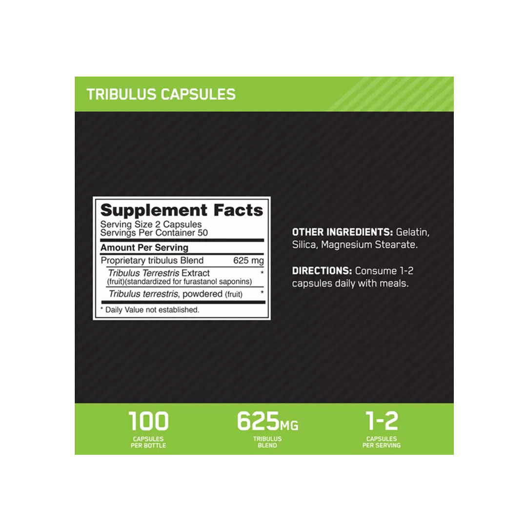 Optimum Nutrition - Tribulus - 100 Capsules