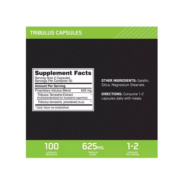 Optimum Nutrition - Tribulus - 100 Capsules