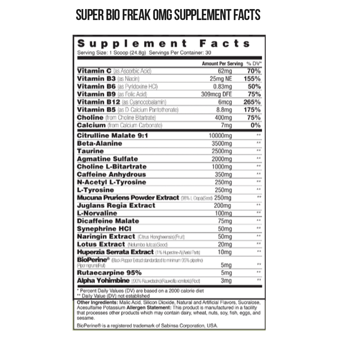 Global Formulas - Super BioFreak+Pump'd Stack