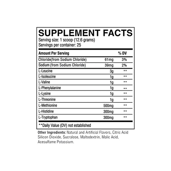 Raw Nutrition - EAA Essential Amino Acids