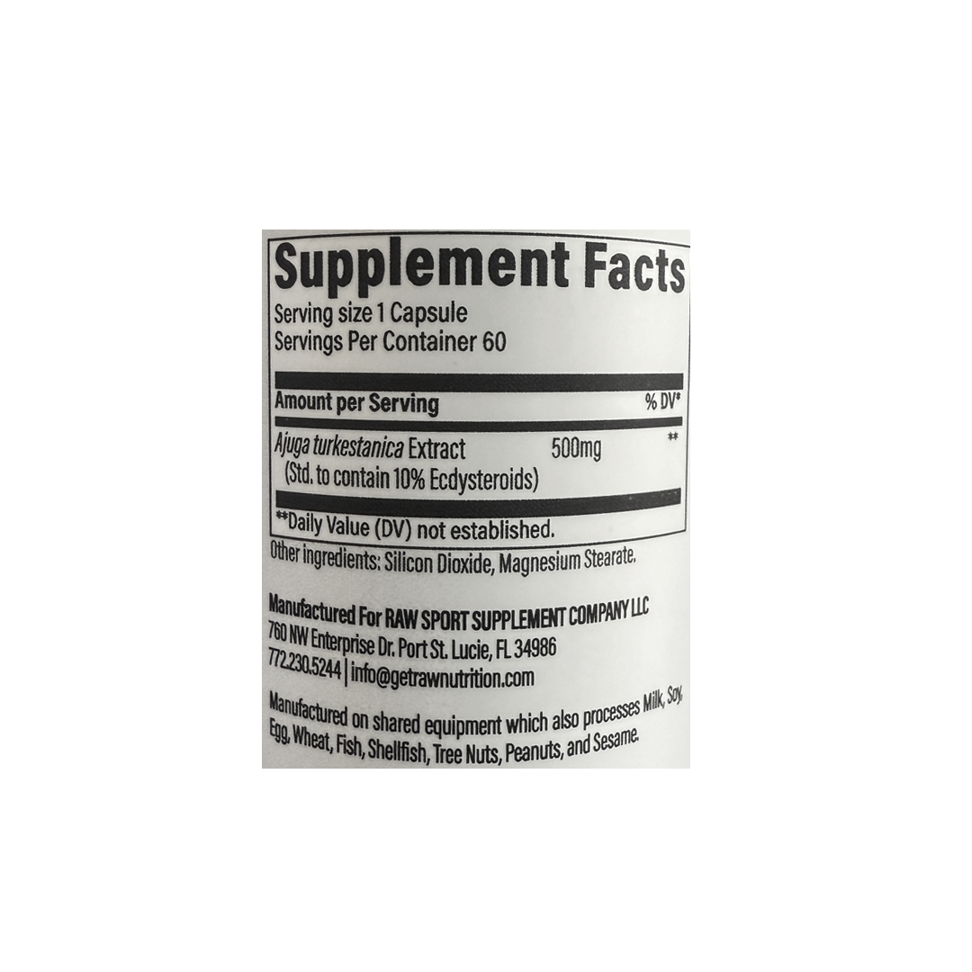 Raw Nutrition - TURKESTERONE - 60 Tablets