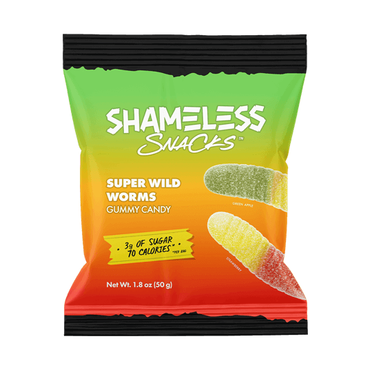 shameless snacks wunderlicious whales gummy candy 1.08 oz bag